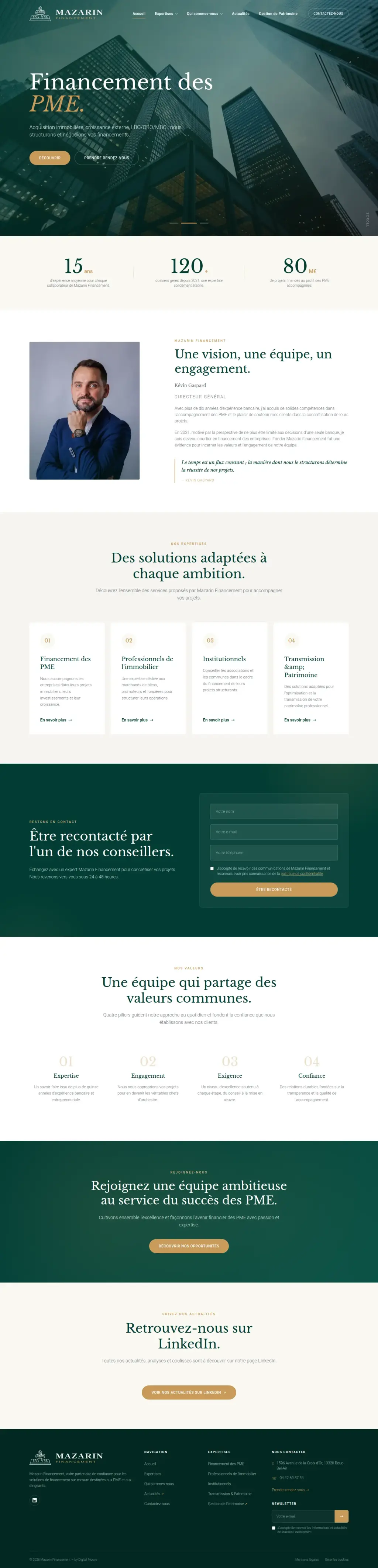 Mazarin Financement