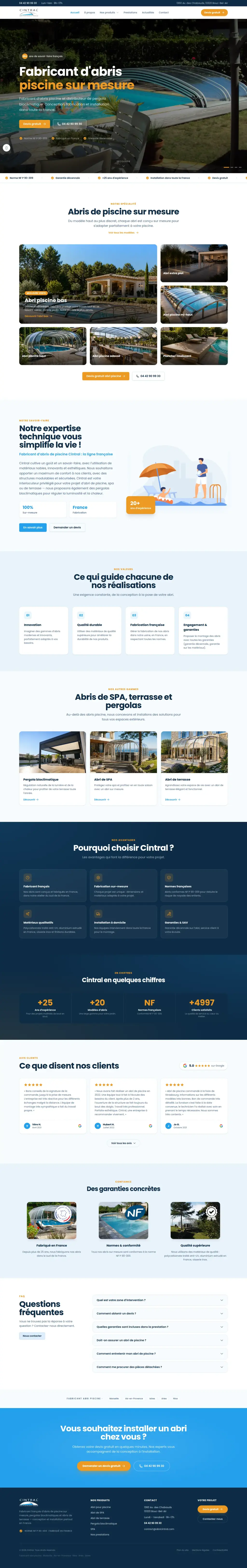 Capture pleine page — Cintral